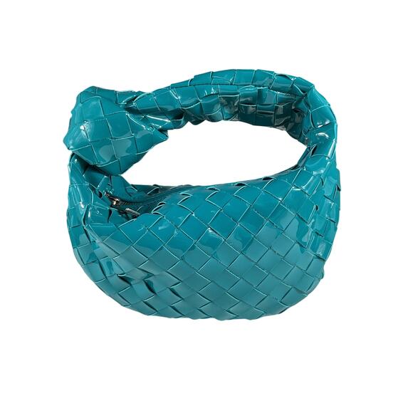 Bottega Veneta Mini 'Jodie' Blue Leather Bag - Picture 3 of 11